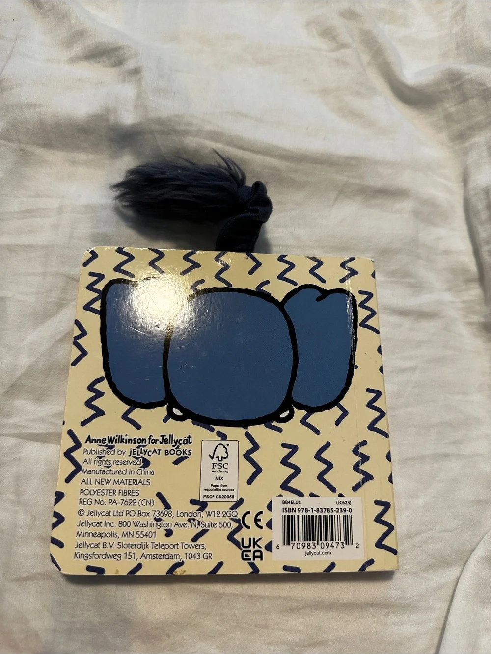Jellycat If I were an elephant: A Touch and Feel Board Book Children's Book